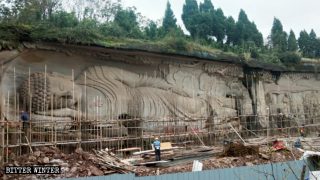 Sämtliche buddhistische und daoistische Statuen in einem Naturschutzgebiet in Sichuan „verschwunden“